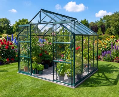 Vitavia 8x10 Green Phoenix 8300 Short Pane Toughened