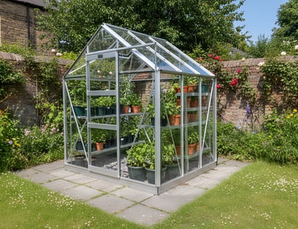 Elite High Eave Greenhouse Starter Kit Package
