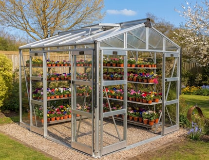 Elite Sanctuary 8ft Wide Greenhouse