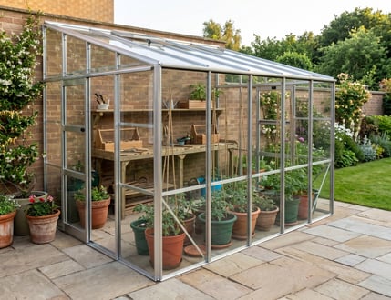 Elite Titan K800 8ft Wide Lean to Greenhouse