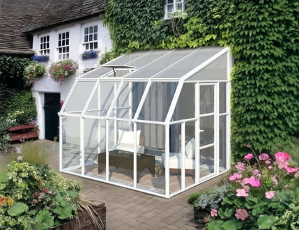 Palram Canopia Sun Room Lean To Greenhouse