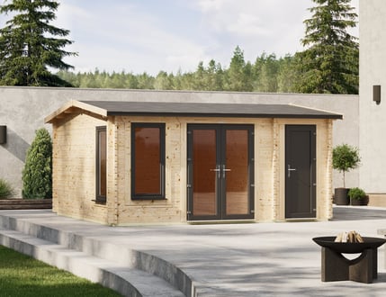 Power Apex Combi Log Cabins