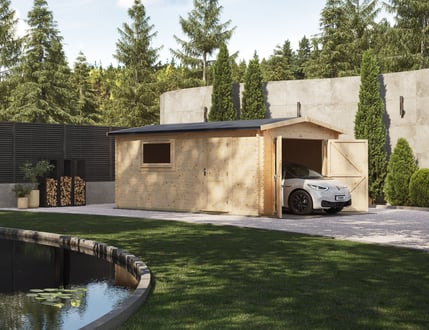 Power Apex Log Cabin Garages