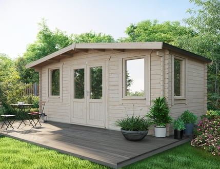 Power Chalet Classic Log Cabins 44mm