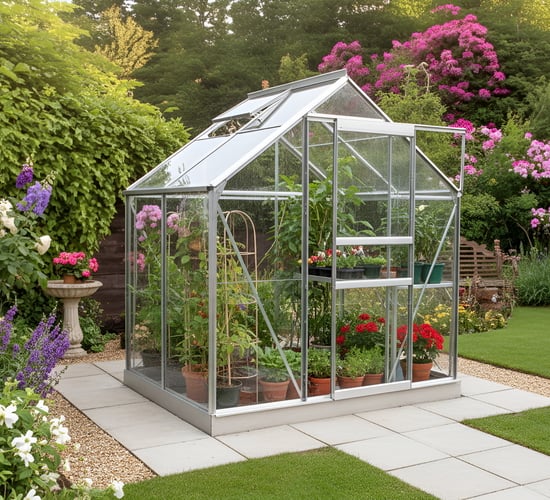 Vitavia 6x4 Silver Venus 2500 Greenhouse