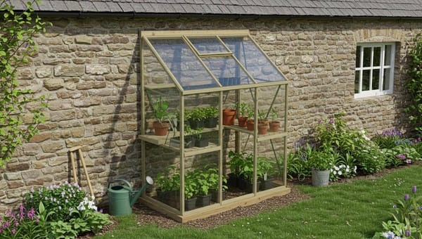 How to Fix a Lean-to Greenhouse on an Uneven Wall