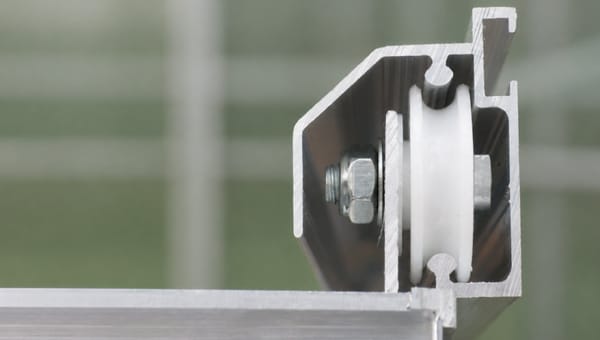 How to Fix a Greenhouse Door: Wheels and Runners