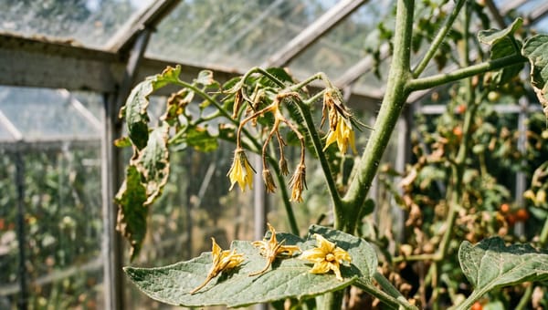 Greenhouse Tomato Flower Drop: Why Heat Stops Fruit Set