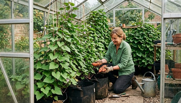 Growing Sweet Potatoes UK: Slips to Harvest