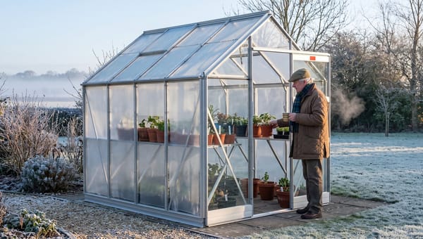 Heating a Greenhouse without Electricity: What Actually Works
