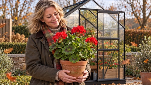 How to overwinter geraniums in a greenhouse