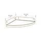 Lifetime Corner Shelf Dimensions Diagram
