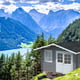Palmako Emma 3.6x3m Log Cabin with Grey Paint