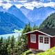Palmako Emma 3.6x3m Log Cabin with Red Paint