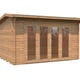 Palmako Ines 3.9x3m Log Cabin Brown Dip