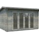 Palmako Ines 3.9x3m Log Cabin Grey Dip