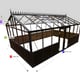12x19 Janssens Helios Retro Greenhouse Central Doors