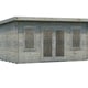 Palmako Lisa 4.7x3.5m Log Cabin Grey Dip