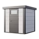 Telluria Classico 2121 Metal Garden Shed in White