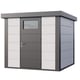 Telluria Classico 2424 Metal Garden Shed in White