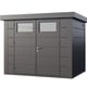 Telluria Classico 2721 Metal Garden Shed in Anthracite