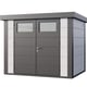 Telluria Classico 2721 Metal Garden Shed in White