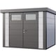 Telluria Classico 2724 Metal Garden Shed in White