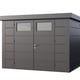 Telluria Classico 3024 Metal Garden Shed in Anthracite
