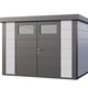 Telluria Classico 3024 Metal Garden Shed in White