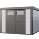Telluria Classico 3030 Metal Garden Shed in White