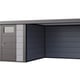 Telluria Classico Lounge Large 3030 Metal Garden Room in Light Grey