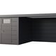 Telluria Classico Lounge Large with windows 3030 Metal Garden Room in Anthracite