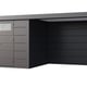 Telluria Classico Lounge Small with windows 2424 Metal Garden Room in Anthracite