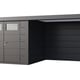 Telluria Classico Lounge Small with windows 2724 Metal Garden Room in Anthracite