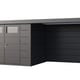 Telluria Classico Lounge Small with windows 3024 Metal Garden Room in Anthracite