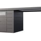 Telluria Classico Open Lounge Large 2424 Metal Garden Shed with Canopy in Anthracite