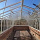 Inside a Janssens Mur dwarf wall greenhouse