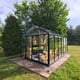 Janssens Senior black greenhouse in a garden