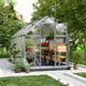 Palram Canopia Mythos 6x14 Silver greenhouse official lifestyle photograph