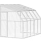 Palram Canopia Sun Room 6x10 White lean-to greenhouse official product view