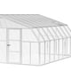 Palram Canopia Sun Room 8x16 White lean-to greenhouse official product view
