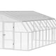 Palram Canopia Sun Room 8x20 White lean-to greenhouse official product view