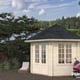 Palmako Hanna 3m x 3m Corner Log Cabin Natural