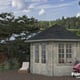 Palmako Hanna 3m x 3m Corner Log Cabin with Grey Dip