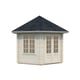 Palmako Hanna 3m x 3m Corner Log Cabin Dimensions
