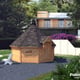 Palmako Eva 3.7mLog Cabin with Brown DIp