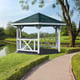Palmako Betty 3x4m Octagonal Wooden Pavillion with White Dip