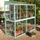 3x6 Access Exbury Mini Greenhouse with Toughened Glass Green
