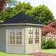 Palmako Veronica 3.3m Octagonal Summer House Natural Finish