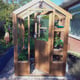 4x4 Swallow Lark Wooden Greenhouse